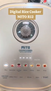MITO Digital Rice Cooker R12 / R15 / R18 Digirice Series Low Sugar 8 Menu