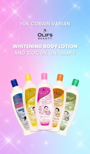 OLIF Whitening Body Lotion (Healthy Skin) - 600ML | Handbody Pemutih Pencerah Kulit Badan