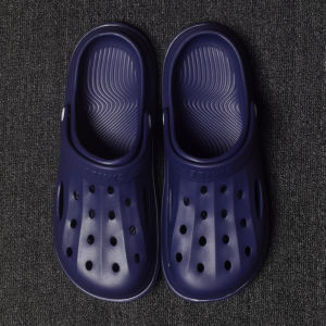 Extra Large Mens Driving Sandals Big Size Hole Hole Beach Shoes Slip-On EVA Comfortable Breathable Anti-Slip Summer Sandals