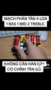 [Giá 1 mạch] Phân tần loa 3 đường tiếng RCEDA 412 nhạp khẩu cao cấp | Dùng cho 1 Bass 1 Mid 2 Treble cho các loa Bass 20 30 40 âm thanh gia đình hoặc loa kéo