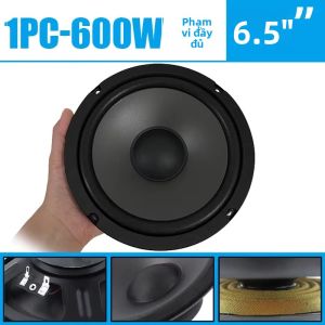 Loa Xe Hơi Đồng Trục 6.5 Inch 600W Loa Siêu Trầm Âm Thanh Nổi HiFi Đa Năng Có Thể Nghiêng Dải Tần Đầy Đủ Kim Loại + Cao Su + Nam Châm