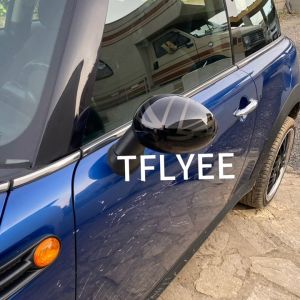 2Pcs/Set The Black Flag Rear View Mirror Covers Sticker For Mini Cooper S Clubman R55 R56 R57 R58 R59 R61 Paceman R60 Countryman