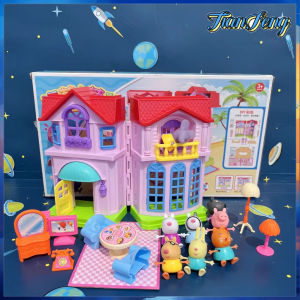 Piglet Kids Peachie Toy Villa House for Pretend Play Birthday Gift