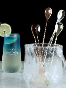 Marino Home ช้อนค็อกเทล ช้อนผสมเครื่องดื่ม คนเครื่องดื่ม ด้ามเกลียวNo.Y1221