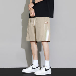 Quần Short Ice Silk Mùa Hè Mới Thoáng Khí Năm Điểm Quần Dài Thẳng Rộng Rãi Quần Áo Bảo Hộ Lao Động Quần Áo Công Sở