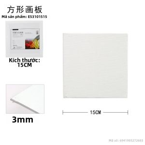 1PC PHOENIX 8Oz Ba Lớp Lót Bông Không Chứa Axit Trắng Trống Tranh Canvas Bảng Tranh Cho Acrylic & Sơn Dầu 100% Cotton