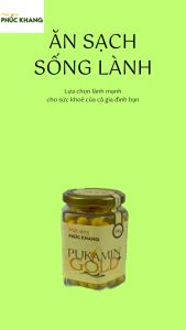 Viên nghệ mật ong sữa chúa PUKAMIN 300g - Thảo dược thiên nhiên bảo vệ sức khỏe đẹp da giảm đau dạ dày viêm đại tràng