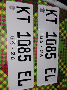 plat mobil original font standart terbaru