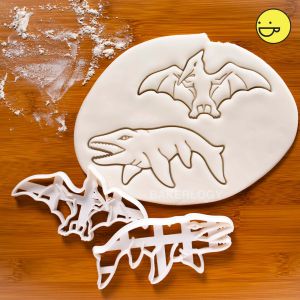 Dragon Pterosaur Household Cranberry Fondant Tool Cartoon Frosting Pressing Die Cookie Model Baking Biscuit Mold