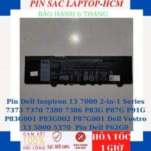 Pin Dell Inspiron 13 7000 2-in-1 7373 7370 7380 7386 P83G P87G P91G P83G001 P83G002 P87G001 Dell Vostro 13 5000 5370 Pin Dell F62G0