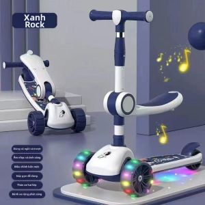 LIWAN | Xe Scooter Đa Cấp Có Thể Gập Bánh Xe Không Ồn và Đệm Chân Rộng