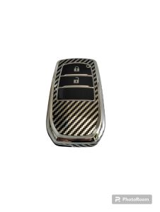 SARUNG CASING REMOTE  KUNCI TOYOTA INNOVA ZENIX VENTURE FORTUNER KEYLESS CARBON CHROME LIMITED EDITION