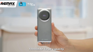[ CCC ] Remax Power Bank รุ่น FCP-11 พาวเวอร์แบงค์ ความจุ 10000mAh มีสายในตัว ชาร์จไว 45W มีประกันศูนย์ไทย มาตรฐาน มอก.
