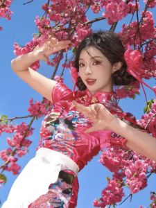 Chinese Cheongsam Short Dress Maid Uniform Halloween Christmas Cosplay Soft Girl School Uniform Skirt Traditional Chinese Style