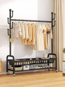 ZHUANJIAO | Mobile Easy Clothes Rack