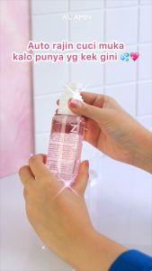 Alamin Micellar Pink | Pembersih Makeup Tanpa Air