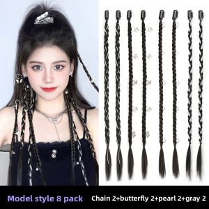 JUZITING | Grab Clip Fake Braids