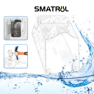 SMATRUL Wireless Doorbell Waterproof Cover Outdoor Transparent