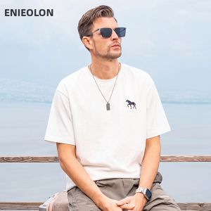 Enjeolon | Heavy Breathable Embroidered T-shirt 230g