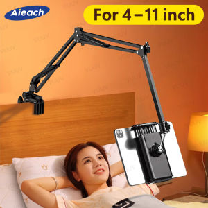 Tablet Holder for Bed Desk IPad Stand with Flexible Metal Arm Rods Tablet Stand For 4.7 - 11 inch Android Tablet Xiaomi Poco Pad