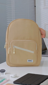 BALO MWC 1276 - Balo Nam Nữ Vải Mềm Mịn Đa Năng Đi Học Đi Chơi Đi Làm