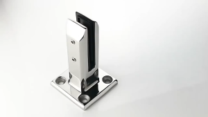 Heavy Duty Stainless Steel Glass Clamp Glass Holder Clamp Luxury Design Floor Glass Stand Fixed Glass Clip 304 Stainless Steel Glass Pool Fence Clip Floor Glass Holder Clamp Stand Fixed Fittings Clamp