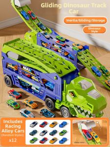 BABYSHOME | 6-in-1 Transformable Dinosaur Gliding Car