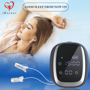 iKeener CES2.0 Therapy Sleep Aid Device Device Insomnia Anxiety Depression Relief Pulse Therapy Alpha-Stim Electronic Apparatus Migraine Insomnia CES Therapy Device No Side Effect Sleeping Aid Nurse Anti Depression Anti Headache Treatment Instrument