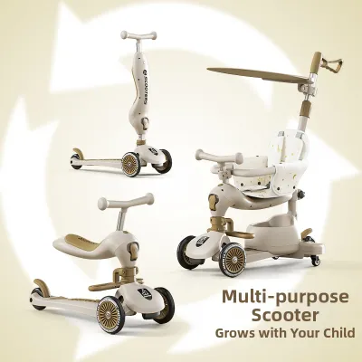 KAIEN | 2-in-1 Ride or Sit Scooter for Toddlers