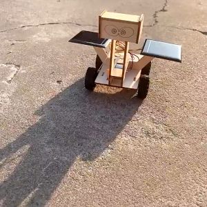 Mainan Rakitan Mobil Mini Solar Car Diy Robot Car Solar Children Educational Robot Edukasi Panel Surya Stem Puzzle Robot