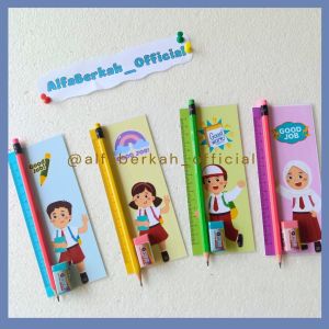 4pcs Souvenir gift apresiasi anak murid 1 paket