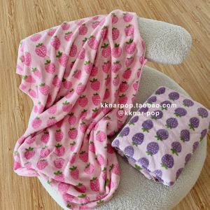 Khăn Tắm Hình Quả Lê Dày Dặn Kknar Coral Fleece Không Rụng Lông Khăn Tắm Mùa Hè 2020 Khăn Quấn Tắm Dễ Thương Phong Cách Ngọt Ngào