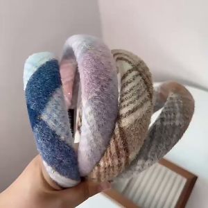 Niceface Bando Kain Tebal Motif Cantik Wanita Korea Headband Cloud Lebar Empuk