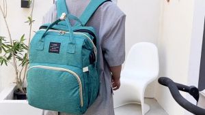 Balo Bỉm Sữa Đa Năng Tích Hợp Nôi Cho Bé Gấp Gọn Nhiều Ngăn Giữ Nhiệt Túi Bỉm Sữa Vải Chống Bụi Chống Thấm Nước Cao Cấp