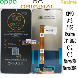 LCD OPPO A15/A15S/REALME C11 2020/C12/C15/NARZO 20/30A ORIGINAL QUALITY SUPER FULLSET