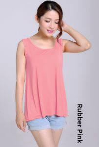 Oversized Sleeveless T-shirt for Plus Size Women