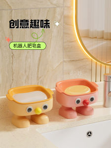Large Size Soap Dish Cute Bathroom Accessories Drainage Shelf for Toilets And Washstands Home Use New 2024 Design Soap Box