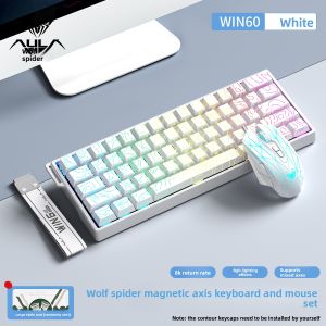 AULA-MOJING | Magnetic Axis Gaming Keyboard Mouse and Headset Set for FPS Games