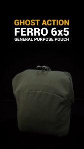 Ghost Action Tactical General Purpose Pocket 6X5 Ferro Style for NVGs Tool MOLLE Pouch GA6503