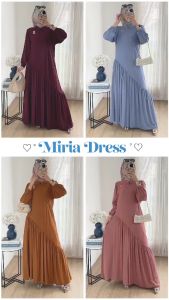 Maxy Jumbo Miria & Dress Cotton Kasual Wanita Terbaru 2024