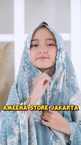 Mukena Anak Armani Silk Premium 2in1 | Mukena Anak Mini Pouch Motif