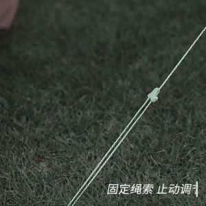 5pcs Outdoor Camping Tent Luminous Anti-Skid Adjustable Rope Buckle Self-Luminous Safety Triangular Canopy Accessory