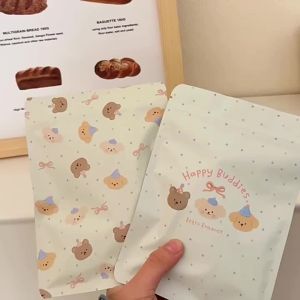 20 Chiếc Gấu Dễ Thương Tự Niêm Phong Túi Quà Tặng Ngày Lễ Bao Bì Túi Kín Cho Tiệc Sinh Nhật Ủng Hộ Nhựa Dịp Tiếp Liệu