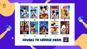 Mickey Mouse A5 School Notebook for Kids Boys | Waterproof Laminated Cover | 70 GSM Thick Paper |