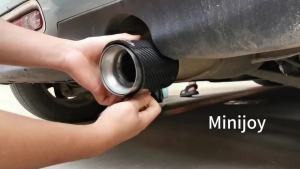 1 Pcs คาร์บอนไฟเบอร์รถท่อไอเสียท่อสำหรับ  F54 F55 F56 F57 F60 R58 R55 R56 R57 S JCW อุปกรณ์เสริมอัตโนมัติ