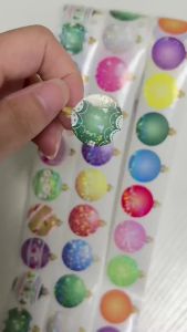 500pcs Laser Cartoon Christmas Stickers Christmas Gift Wrapping Label Sticker Reward Stickers Scrapbook Stationery1"
