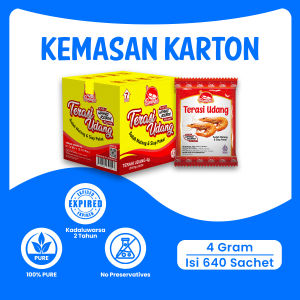 BUMBUKU TERASI UDANG REBON 4 GRAM / BUMBU DAPUR 640 SACHET - 1 KARTON / DUS