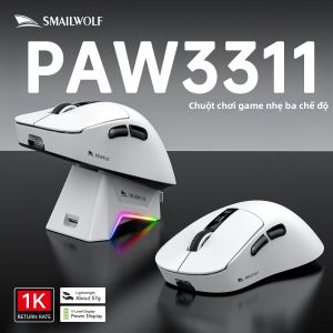SMAILWOLF | Chuột Chơi Game Không Dây Bluetooth 3 Chế Độ