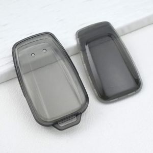 For Toyota Prius Camry Corolla CHR C-HR RAV4 Land Cruiser Prado Transparent Car Key Case Full Cover Shell Keychain Accessories