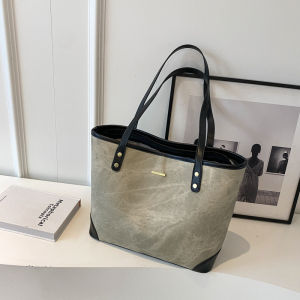 Fashionable Casual Large Capacity Tote Bag Womens New 2025 Big Bag High-End Commuter Bag Trendy Single Shoulder Bag